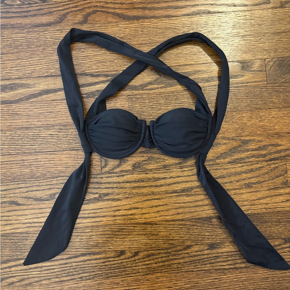 SHEIN Black Bikini Top